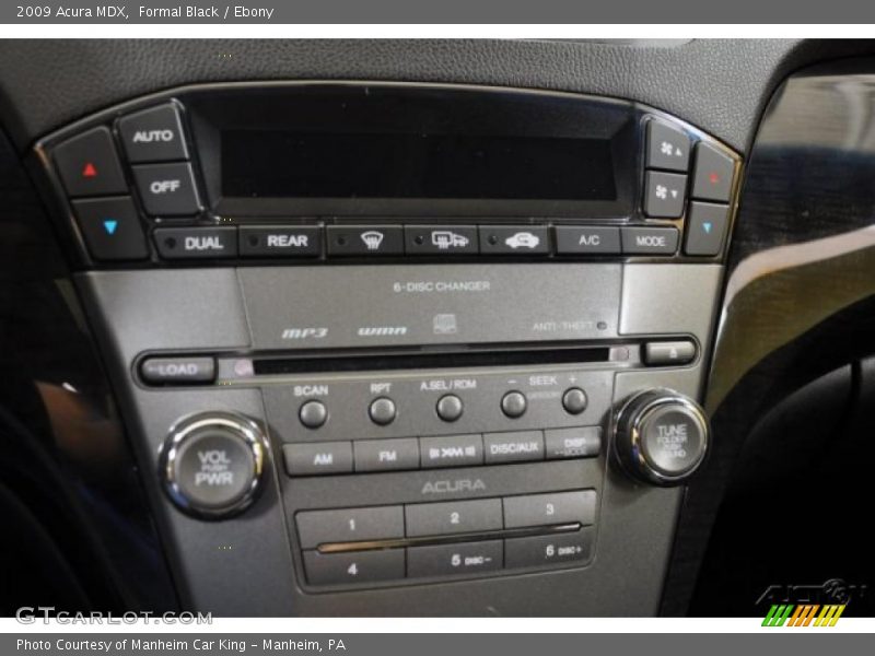 Formal Black / Ebony 2009 Acura MDX