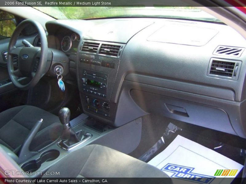 Redfire Metallic / Medium Light Stone 2006 Ford Fusion SE
