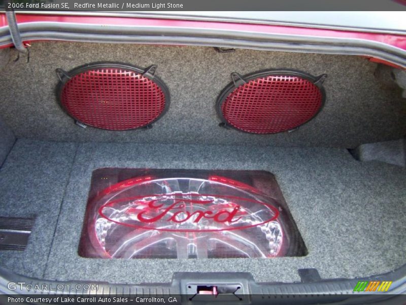 Redfire Metallic / Medium Light Stone 2006 Ford Fusion SE