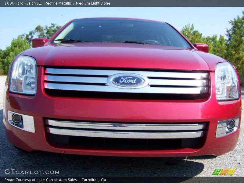 Redfire Metallic / Medium Light Stone 2006 Ford Fusion SE