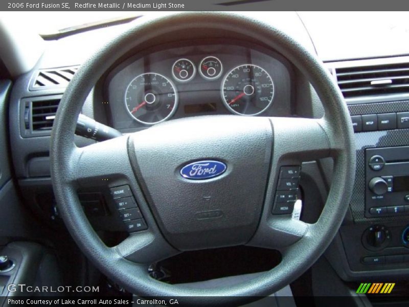 Redfire Metallic / Medium Light Stone 2006 Ford Fusion SE