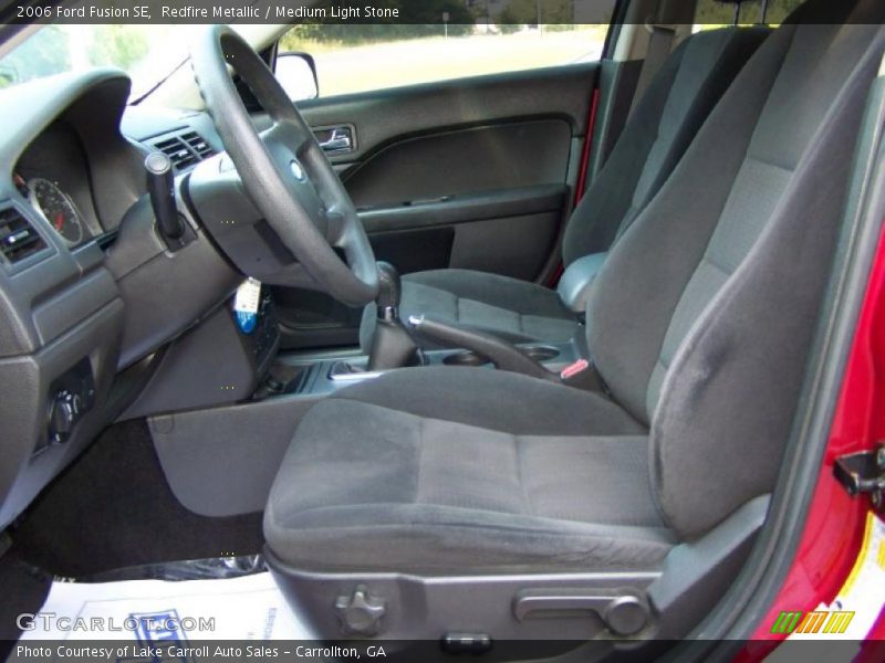 Redfire Metallic / Medium Light Stone 2006 Ford Fusion SE