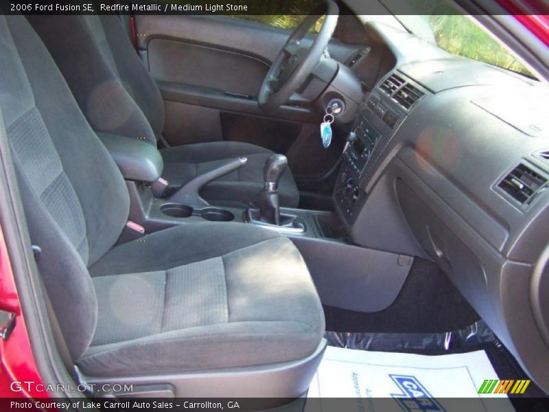 Redfire Metallic / Medium Light Stone 2006 Ford Fusion SE