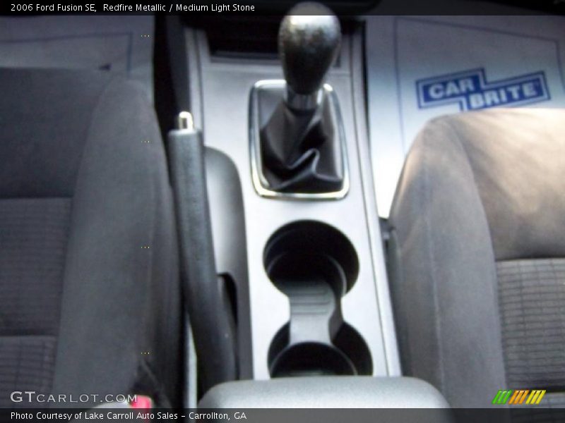 Redfire Metallic / Medium Light Stone 2006 Ford Fusion SE