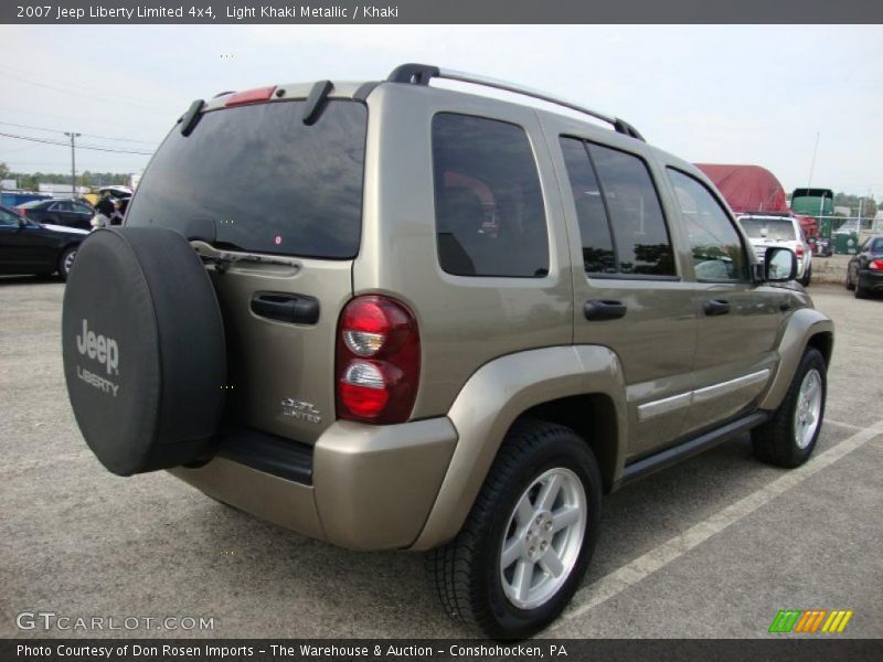 Light Khaki Metallic / Khaki 2007 Jeep Liberty Limited 4x4