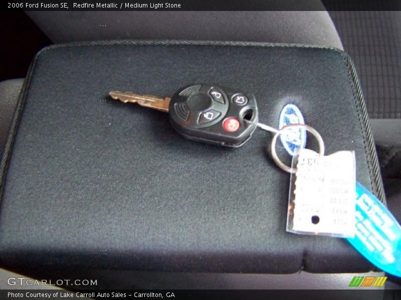 Redfire Metallic / Medium Light Stone 2006 Ford Fusion SE