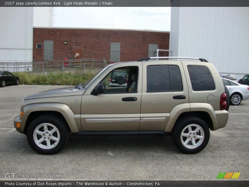 Light Khaki Metallic / Khaki 2007 Jeep Liberty Limited 4x4