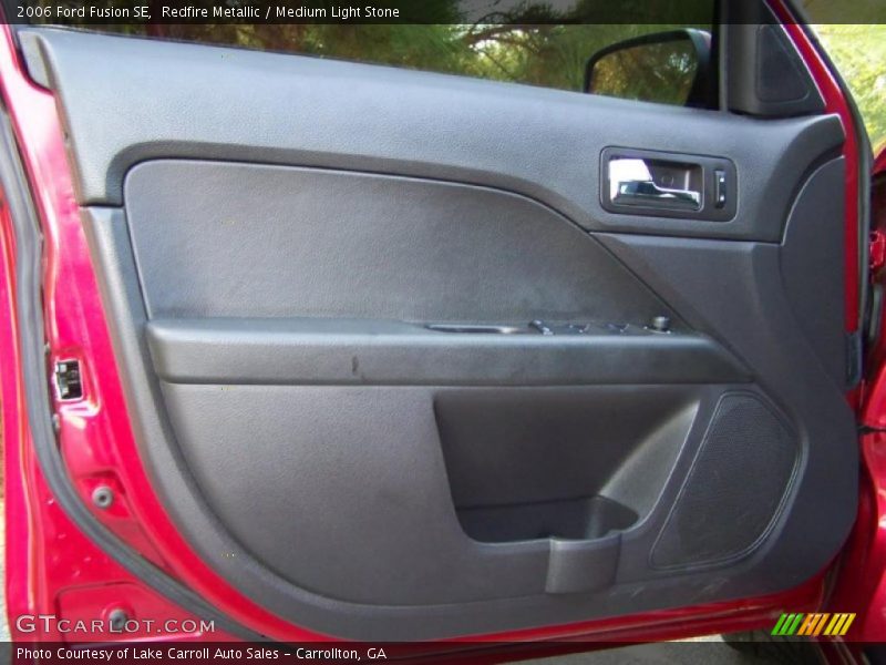 Redfire Metallic / Medium Light Stone 2006 Ford Fusion SE