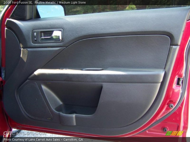 Redfire Metallic / Medium Light Stone 2006 Ford Fusion SE