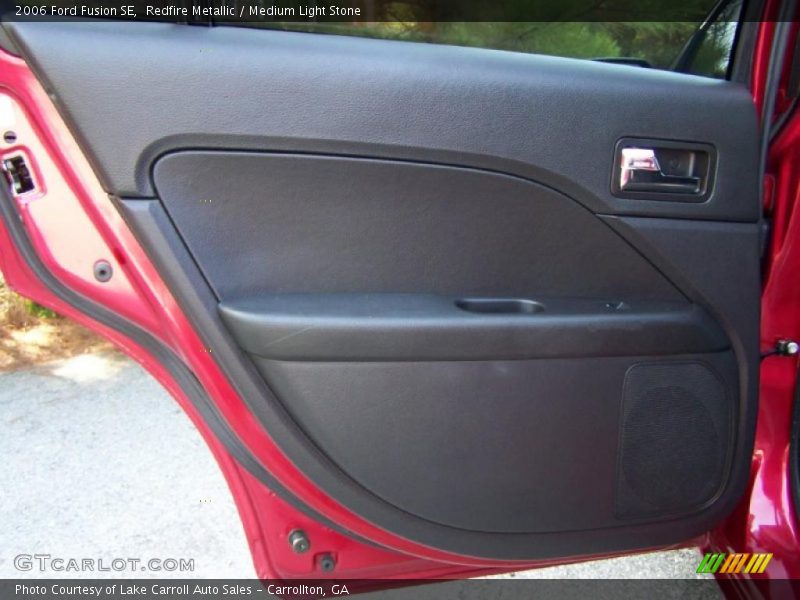 Redfire Metallic / Medium Light Stone 2006 Ford Fusion SE