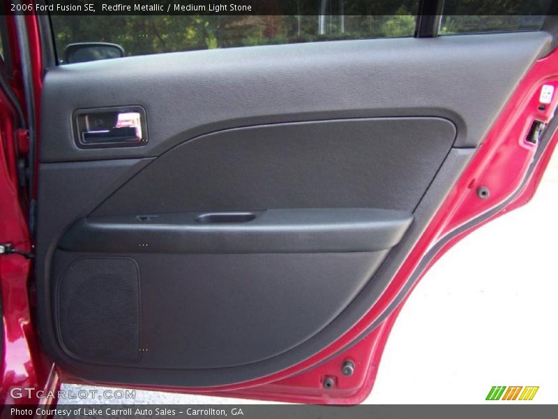Redfire Metallic / Medium Light Stone 2006 Ford Fusion SE