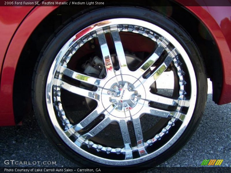 Redfire Metallic / Medium Light Stone 2006 Ford Fusion SE