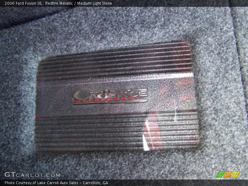 Redfire Metallic / Medium Light Stone 2006 Ford Fusion SE
