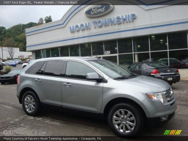 Pewter Metallic / Charcoal Black 2007 Ford Edge SEL
