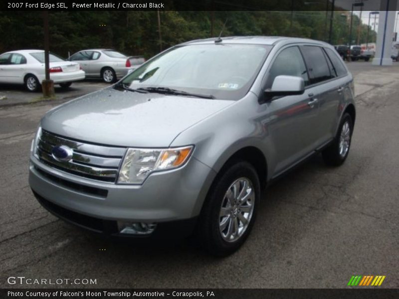 Pewter Metallic / Charcoal Black 2007 Ford Edge SEL