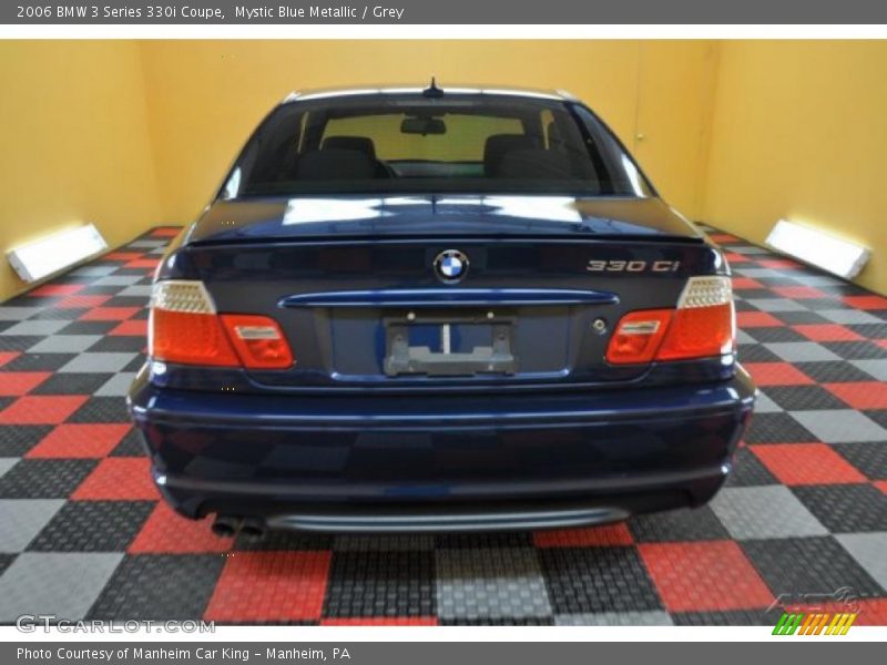 Mystic Blue Metallic / Grey 2006 BMW 3 Series 330i Coupe