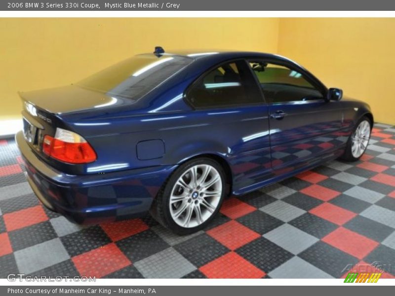 Mystic Blue Metallic / Grey 2006 BMW 3 Series 330i Coupe