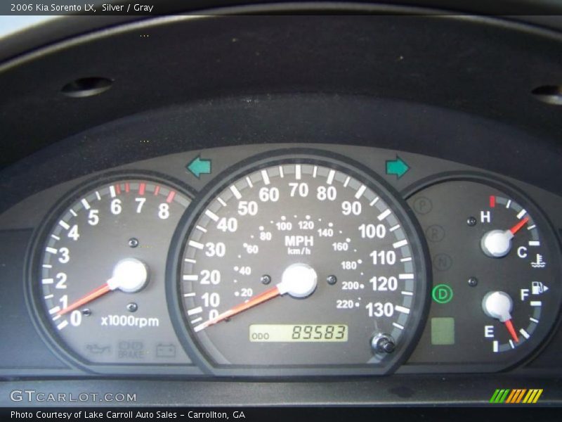 Silver / Gray 2006 Kia Sorento LX
