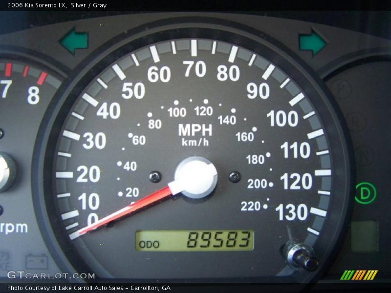 Silver / Gray 2006 Kia Sorento LX
