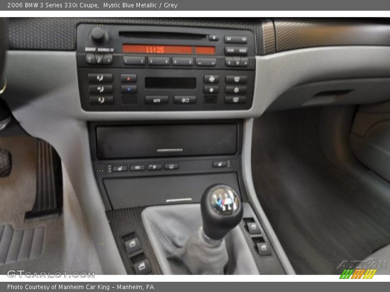 Mystic Blue Metallic / Grey 2006 BMW 3 Series 330i Coupe