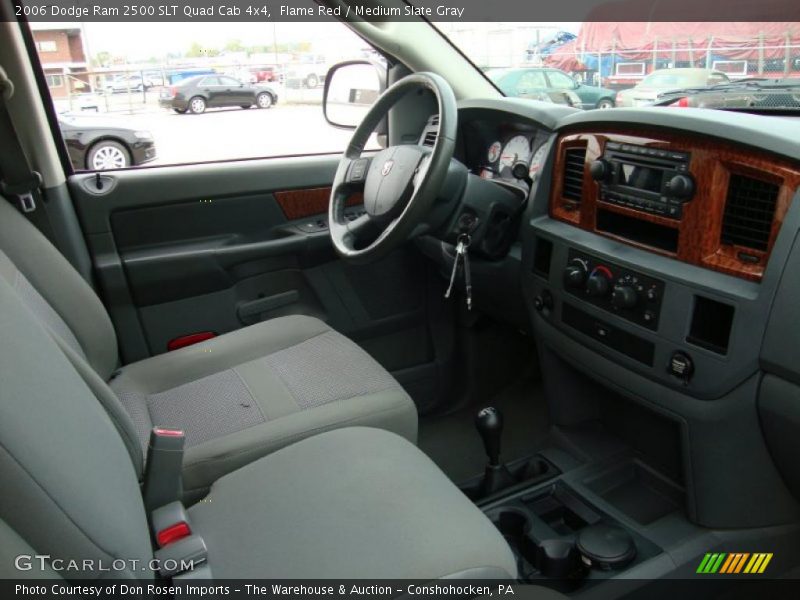 Flame Red / Medium Slate Gray 2006 Dodge Ram 2500 SLT Quad Cab 4x4