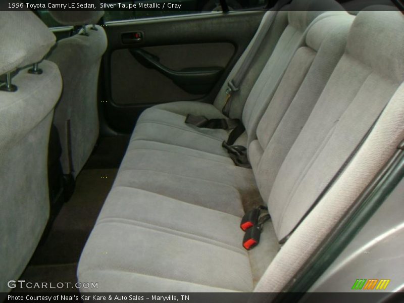 Silver Taupe Metallic / Gray 1996 Toyota Camry LE Sedan