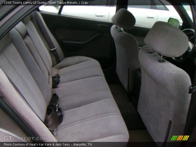 Silver Taupe Metallic / Gray 1996 Toyota Camry LE Sedan