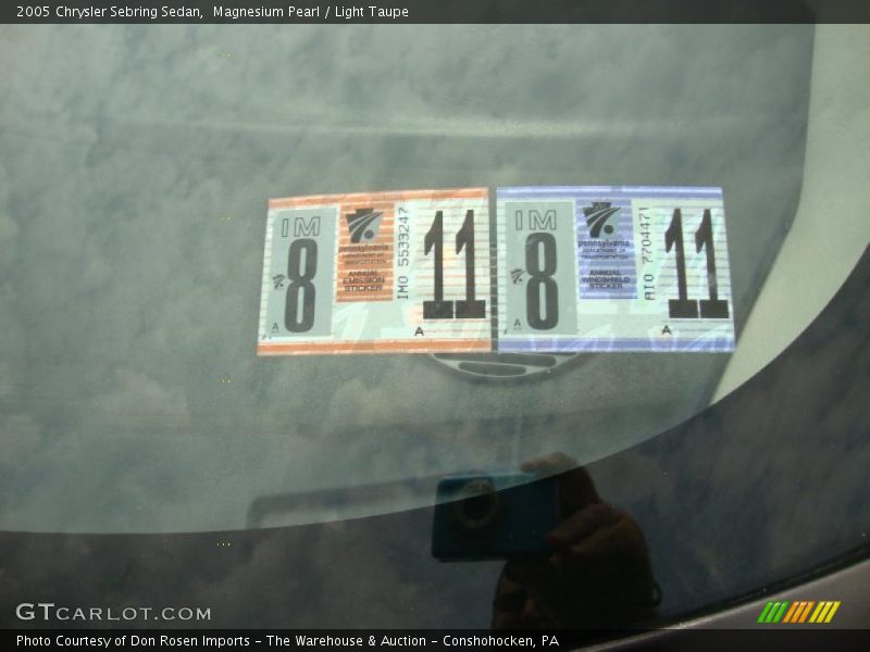 Magnesium Pearl / Light Taupe 2005 Chrysler Sebring Sedan