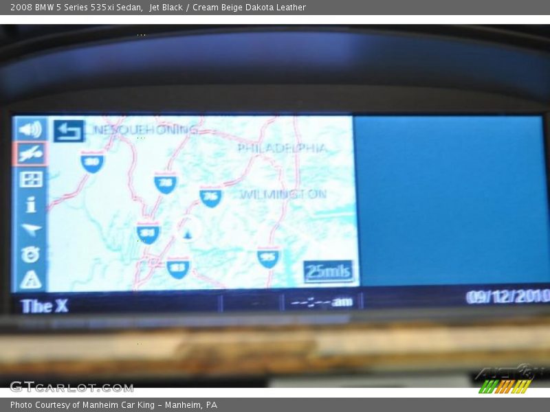 Jet Black / Cream Beige Dakota Leather 2008 BMW 5 Series 535xi Sedan