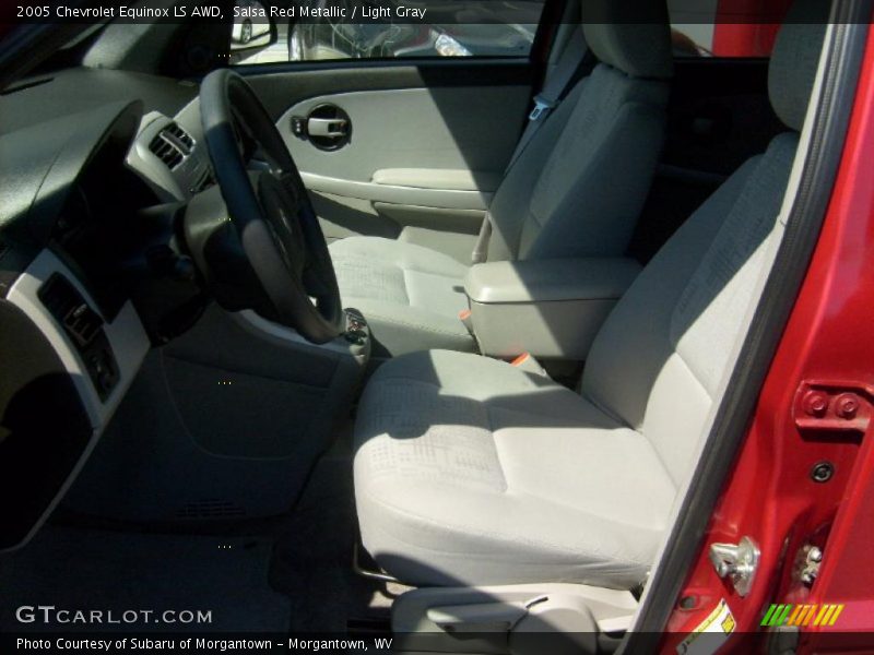 Salsa Red Metallic / Light Gray 2005 Chevrolet Equinox LS AWD