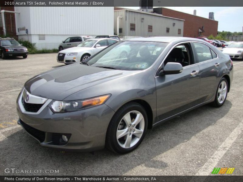 Polished Metal Metallic / Ebony 2010 Acura TSX Sedan