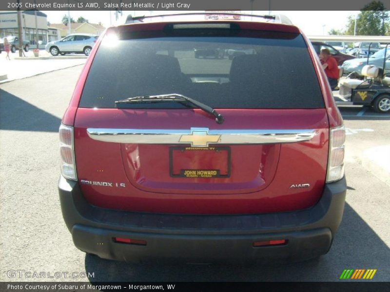 Salsa Red Metallic / Light Gray 2005 Chevrolet Equinox LS AWD