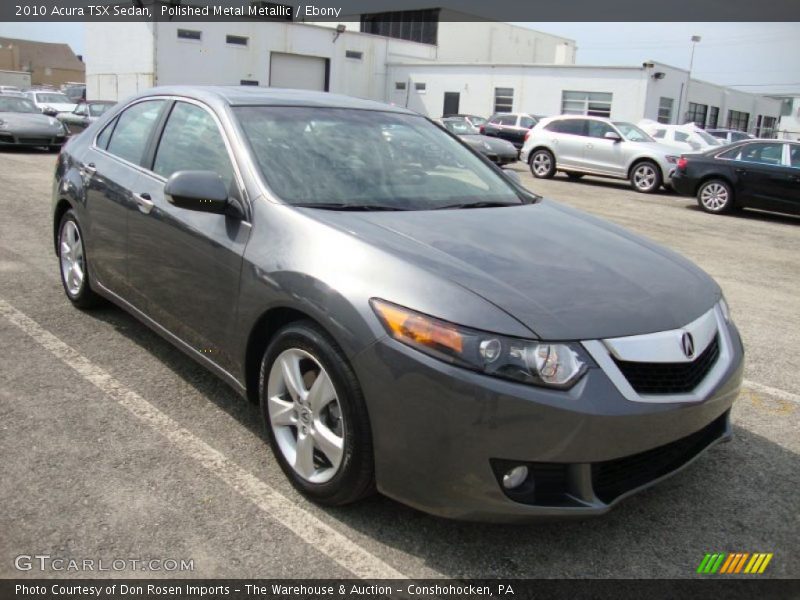 Polished Metal Metallic / Ebony 2010 Acura TSX Sedan