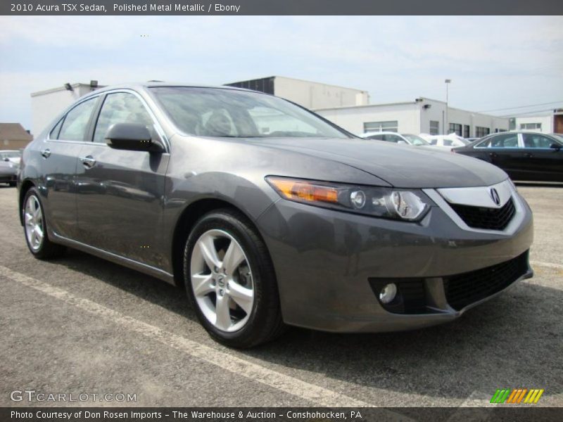 Polished Metal Metallic / Ebony 2010 Acura TSX Sedan