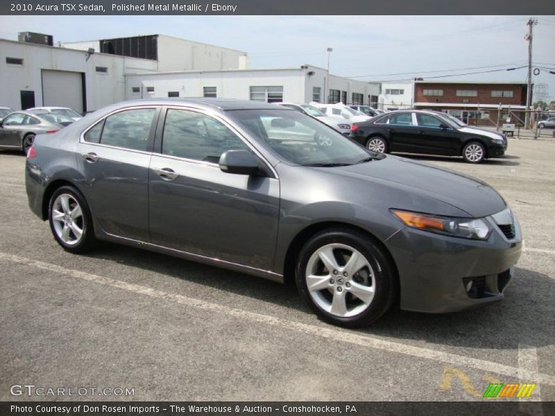 Polished Metal Metallic / Ebony 2010 Acura TSX Sedan