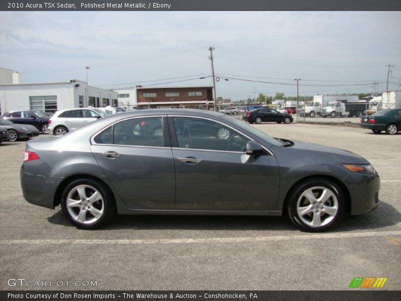 Polished Metal Metallic / Ebony 2010 Acura TSX Sedan