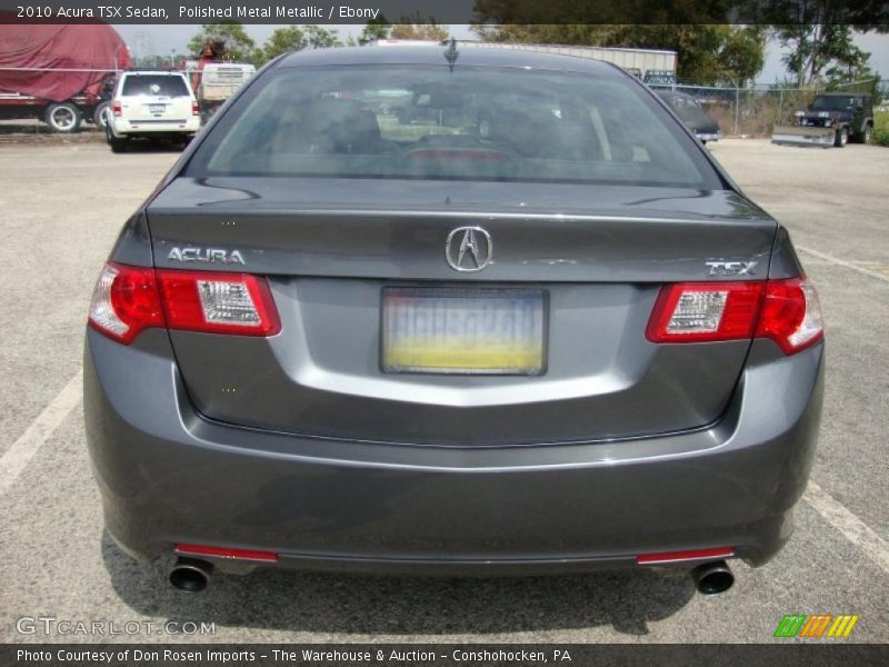 Polished Metal Metallic / Ebony 2010 Acura TSX Sedan