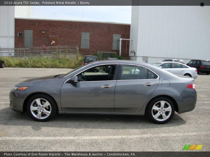 Polished Metal Metallic / Ebony 2010 Acura TSX Sedan