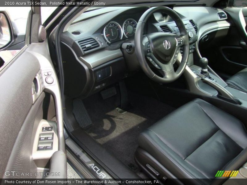 Polished Metal Metallic / Ebony 2010 Acura TSX Sedan