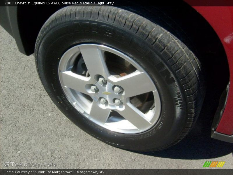 Salsa Red Metallic / Light Gray 2005 Chevrolet Equinox LS AWD