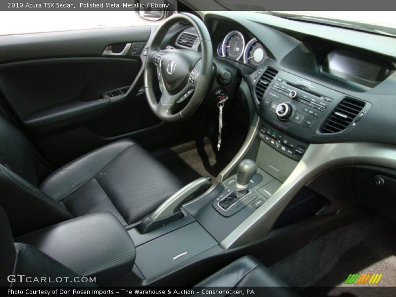 Polished Metal Metallic / Ebony 2010 Acura TSX Sedan