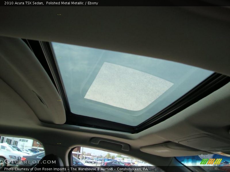 Polished Metal Metallic / Ebony 2010 Acura TSX Sedan