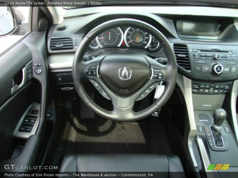 Polished Metal Metallic / Ebony 2010 Acura TSX Sedan