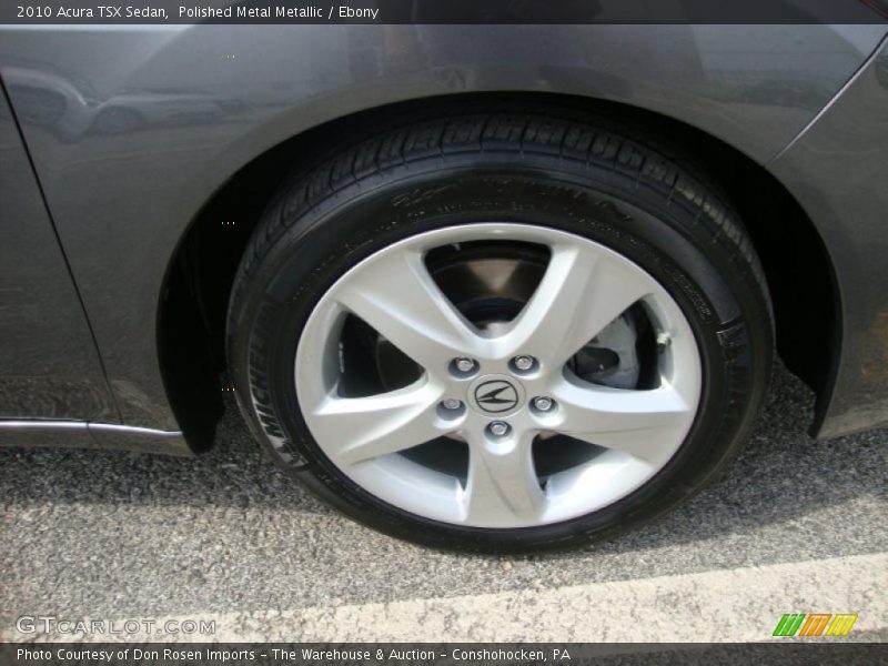 Polished Metal Metallic / Ebony 2010 Acura TSX Sedan