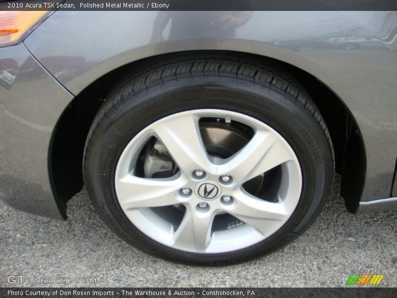 Polished Metal Metallic / Ebony 2010 Acura TSX Sedan