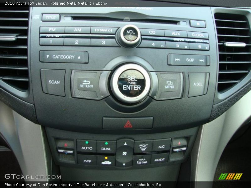Polished Metal Metallic / Ebony 2010 Acura TSX Sedan