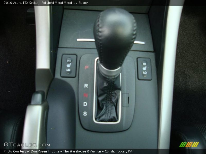 Polished Metal Metallic / Ebony 2010 Acura TSX Sedan