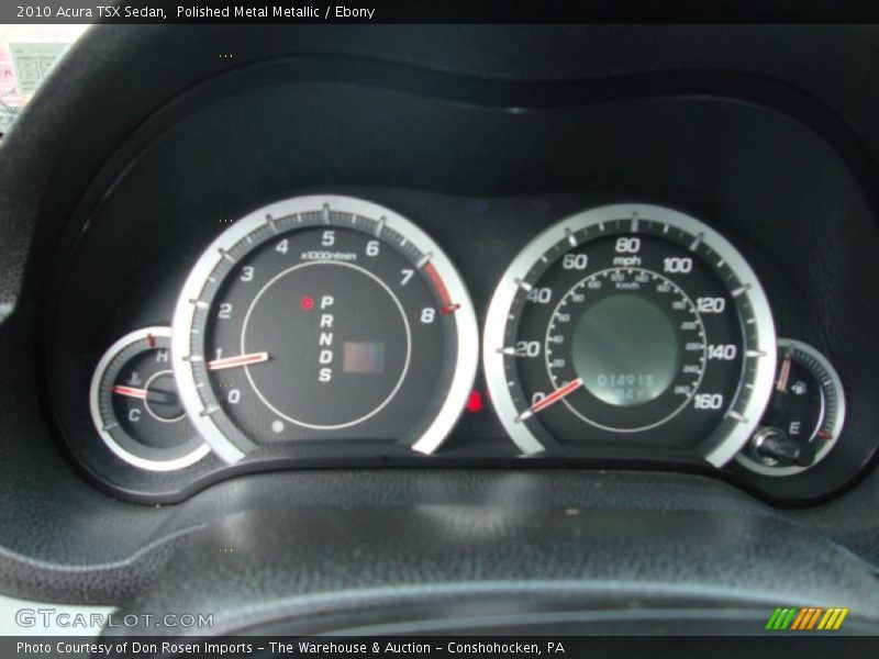Polished Metal Metallic / Ebony 2010 Acura TSX Sedan