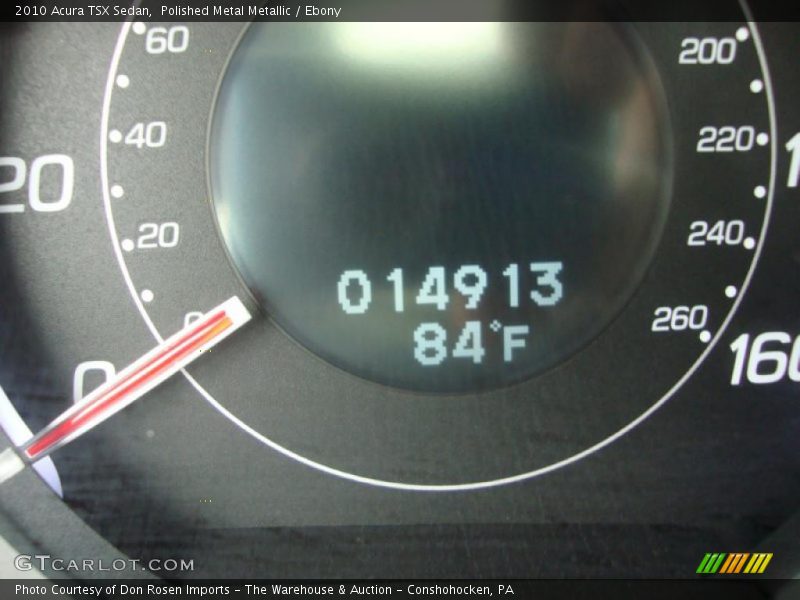 Polished Metal Metallic / Ebony 2010 Acura TSX Sedan