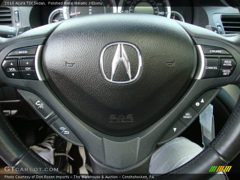 Polished Metal Metallic / Ebony 2010 Acura TSX Sedan